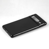 PhoneNatic Case kompatibel mit Google Pixel 7 Pro – Schwarz Silikon Hülle crystal-case Cover