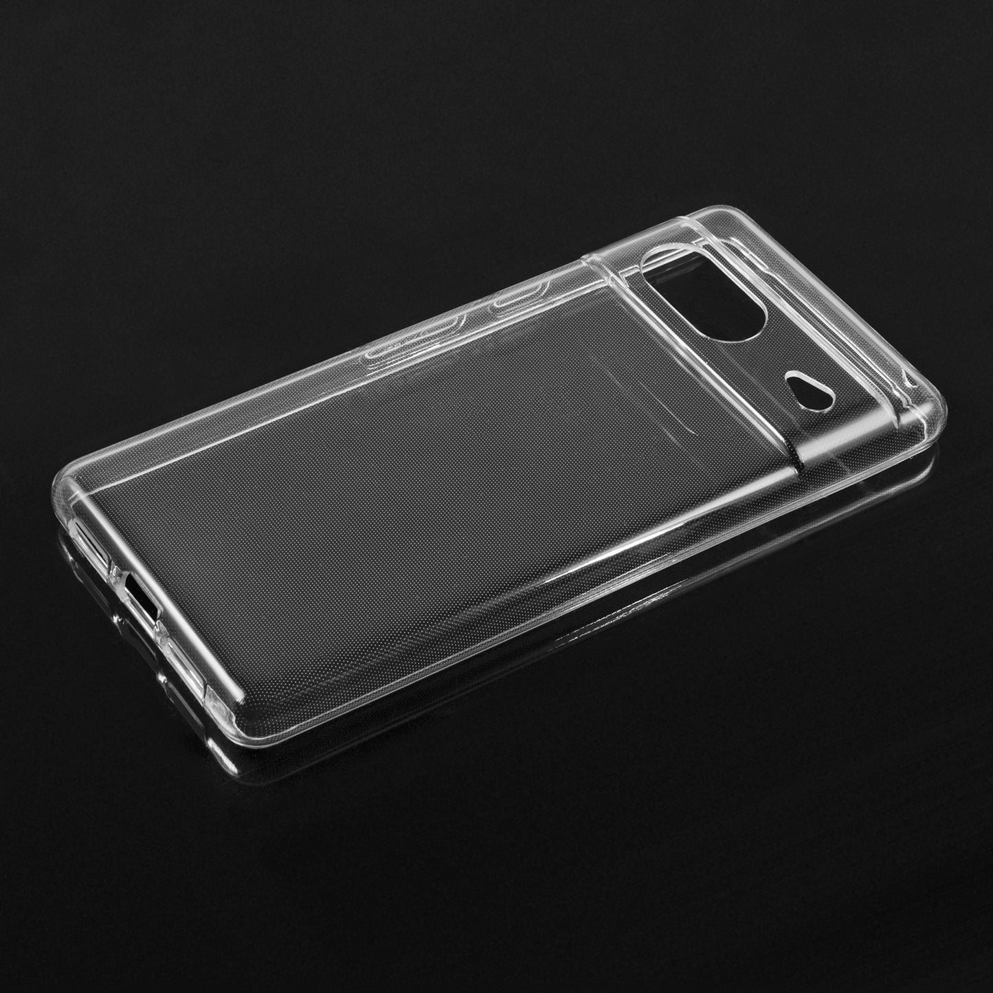 PhoneNatic Case kompatibel mit Google Pixel 8 – Transparent Silikon Hülle crystal-case Cover