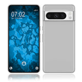 PhoneNatic Case kompatibel mit Google Pixel 8 Pro – Transparent Silikon Hülle crystal-case Cover