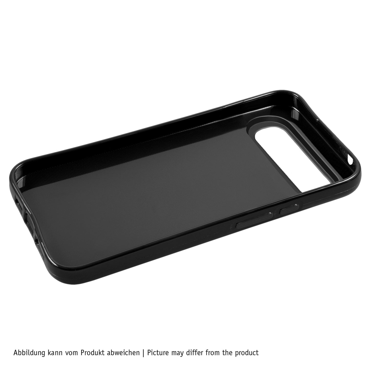 PhoneNatic Case kompatibel mit Google Pixel 9 Pro – Schwarz Silikon Hülle crystal-case Cover