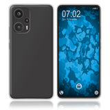 PhoneNatic Case kompatibel mit Xiaomi Poco F5 – Transparent Silikon Hülle crystal-case Cover