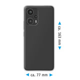 PhoneNatic Case kompatibel mit Xiaomi Poco F5 – Transparent Silikon Hülle crystal-case Cover