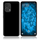 PhoneNatic Case kompatibel mit Xiaomi Poco F5 – Schwarz Silikon Hülle crystal-case Cover