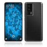 PhoneNatic Case kompatibel mit Xiaomi Poco F5 Pro – Transparent Silikon Hülle crystal-case Cover