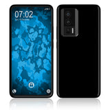 PhoneNatic Case kompatibel mit Xiaomi Poco F5 Pro – Schwarz Silikon Hülle crystal-case Cover