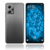 PhoneNatic Case kompatibel mit Xiaomi Redmi Note 12 – Transparent Silikon Hülle crystal-case Cover