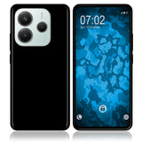 PhoneNatic Case kompatibel mit Xiaomi Redmi Note 14 5G – Schwarz Silikon Hülle crystal-case Cover