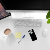 PhoneNatic Case kompatibel mit Xiaomi Redmi Note 14 5G – Schwarz Silikon Hülle crystal-case Cover