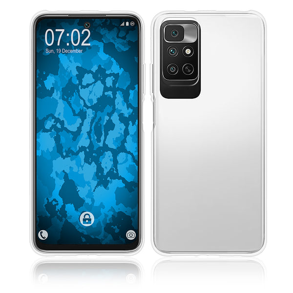 PhoneNatic Case kompatibel mit Xiaomi Redmi Note 11 4G – Transparent Silikon Hülle crystal-case Cover