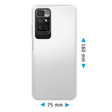 PhoneNatic Case kompatibel mit Xiaomi Redmi Note 11 4G – Transparent Silikon Hülle crystal-case Cover