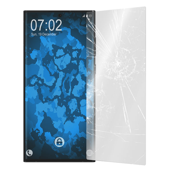 3x Glasfolie klar für Samsung Galaxy S23 Ultra – Panzerglas für Samsung Galaxy S23 Ultra