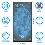 3x Glasfolie klar für Samsung Galaxy S23 Ultra – Panzerglas für Samsung Galaxy S23 Ultra