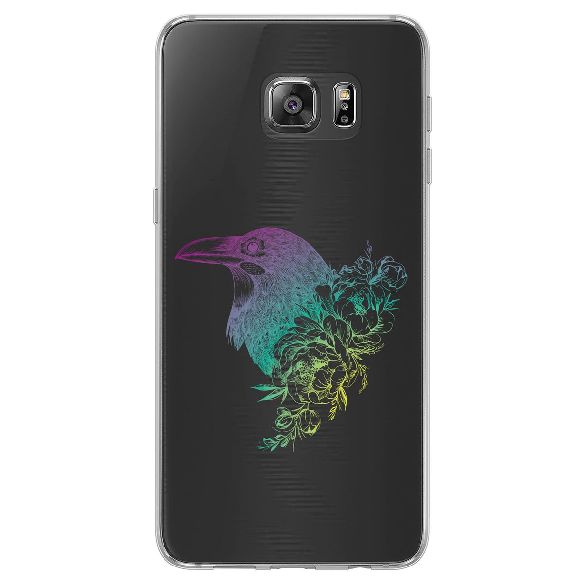 Case für Samsung Galaxy S7 Edge Silikon-Hülle Floral Rabe M4-4 – Ansicht 2