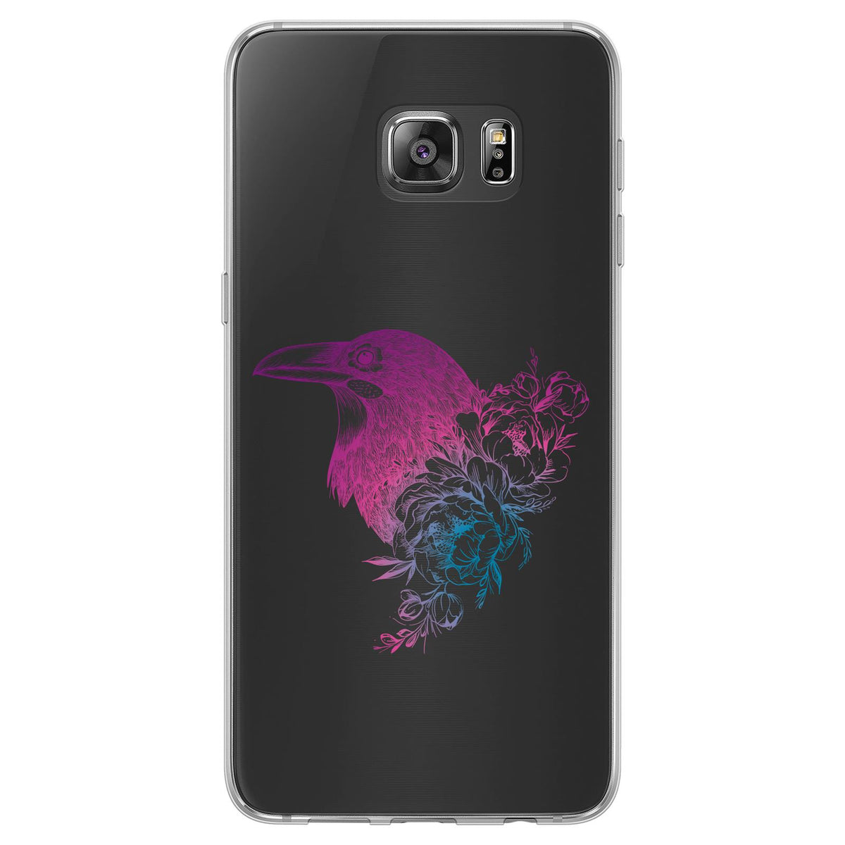 Case für Samsung Galaxy S7 Edge Silikon-Hülle Floral Rabe M4-6 – Ansicht 2
