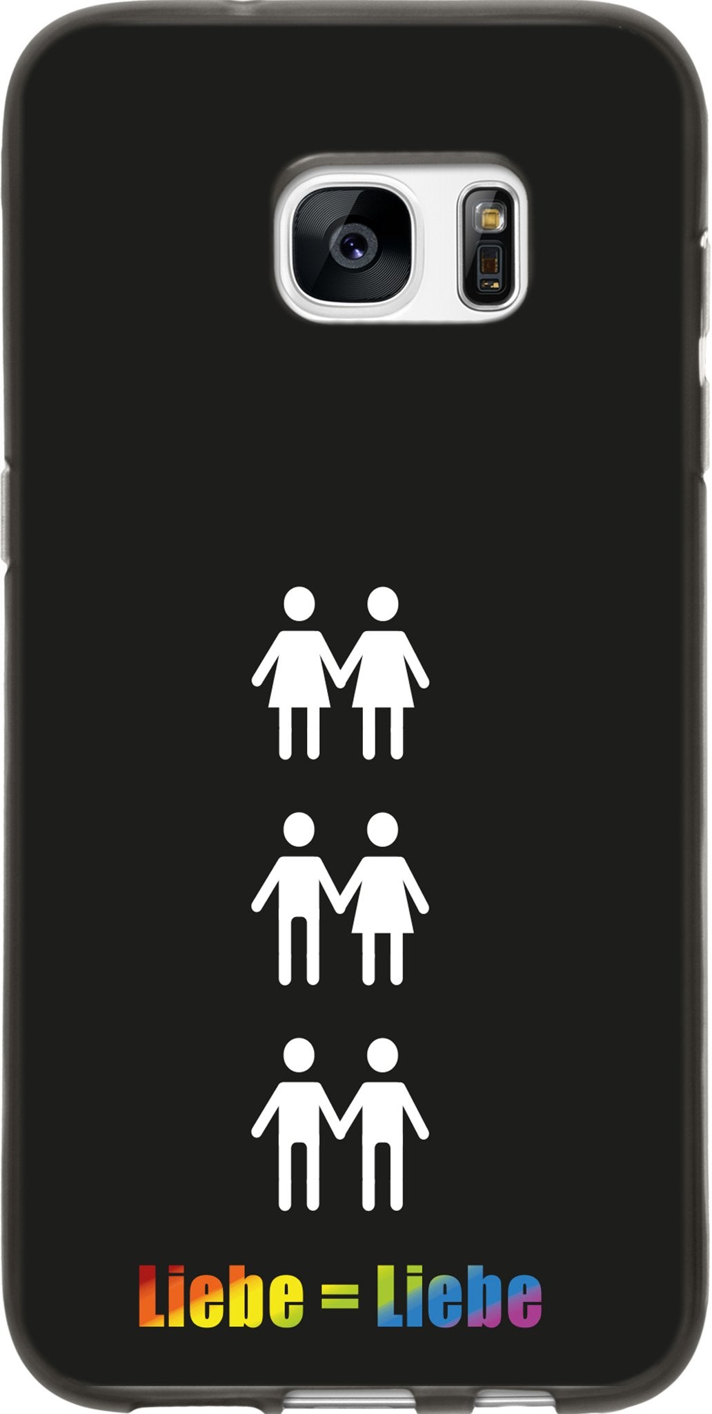 Case für Samsung Galaxy S7 Edge Silikon-Hülle pride Beziehung M1 – Ansicht 2