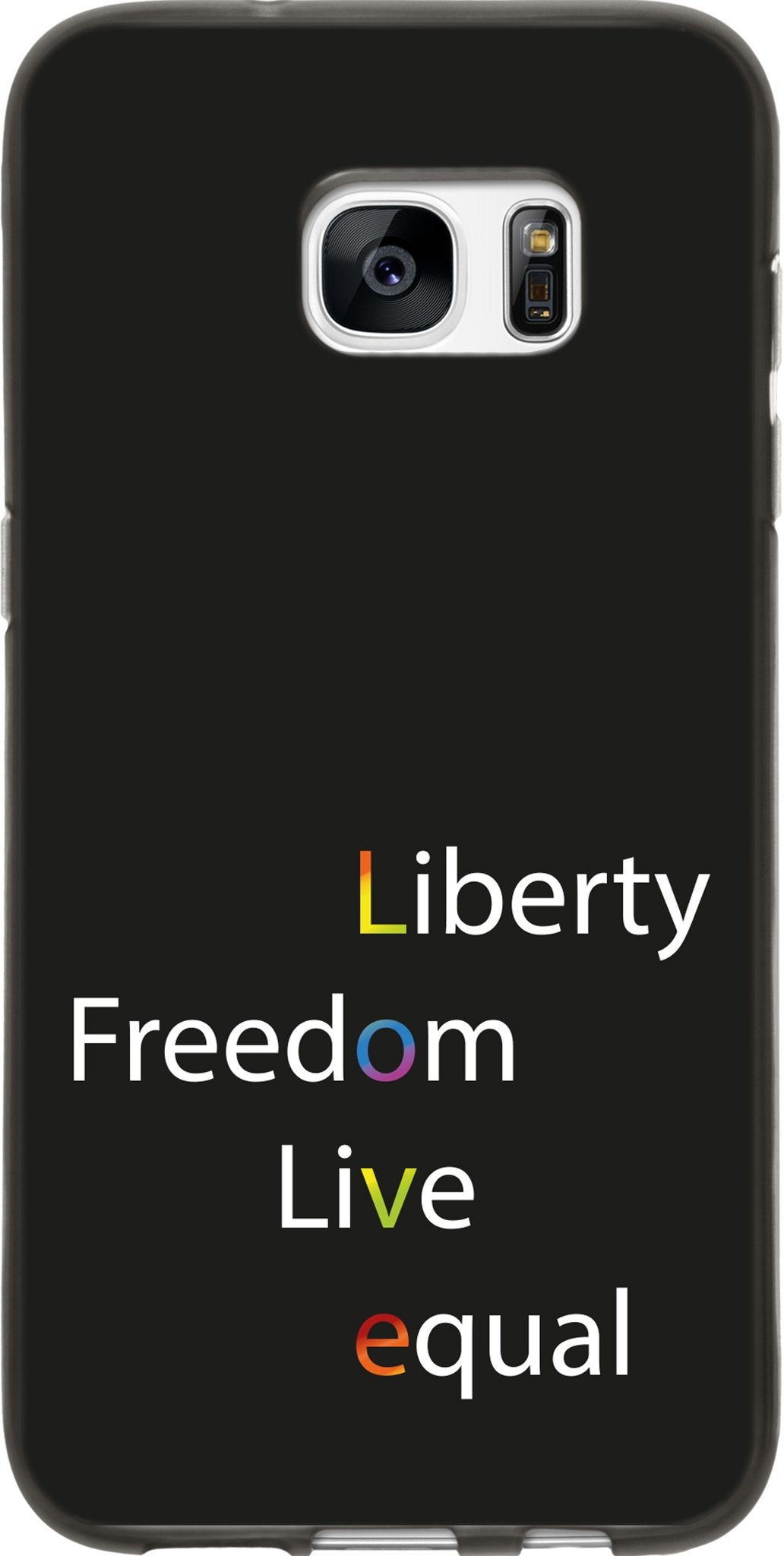 Case für Samsung Galaxy S7 Edge Silikon-Hülle pride Wörter M2 – Ansicht 2