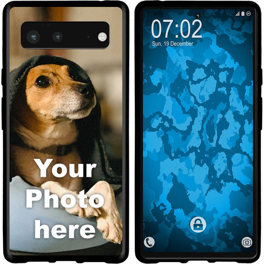 Pixel 6a Foto-Hülle schwarz