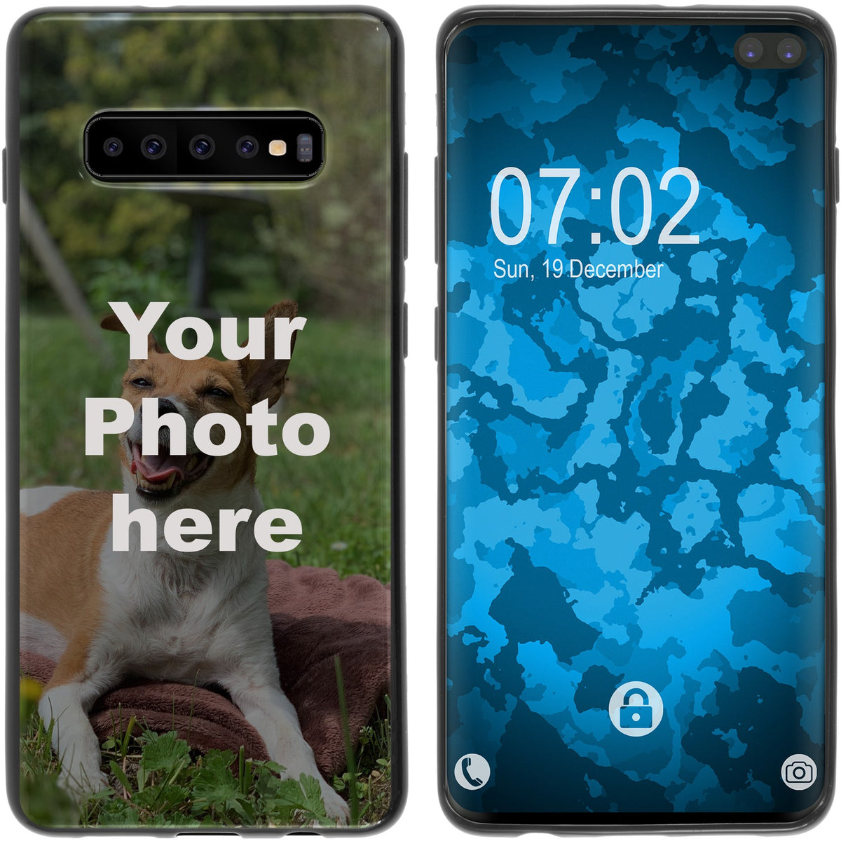 Galaxy S10 Plus Foto-Hülle schwarz