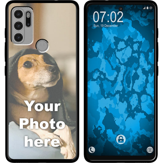 Moto G60s Foto-Hülle schwarz