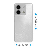 PhoneNatic Case kompatibel mit Xiaomi Redmi Note 13 – Transparent Silikon Hülle crystal-case Cover