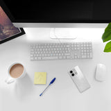 PhoneNatic Case kompatibel mit Xiaomi Redmi Note 13 – Transparent Silikon Hülle crystal-case Cover