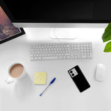 PhoneNatic Case kompatibel mit Xiaomi Redmi Note 13 – Schwarz Silikon Hülle crystal-case Cover