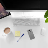 PhoneNatic Case kompatibel mit Xiaomi 14T – Transparent Silikon Hülle crystal-case Cover