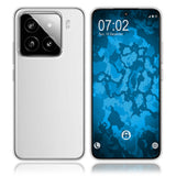 PhoneNatic Case kompatibel mit Xiaomi 15 – Transparent Silikon Hülle crystal-case Cover