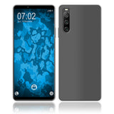 PhoneNatic Case kompatibel mit Sony Xperia 10 IV – Transparent Silikon Hülle crystal-case Cover
