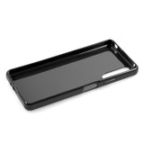 PhoneNatic Case kompatibel mit Sony Xperia 10 IV – Schwarz Silikon Hülle crystal-case Cover