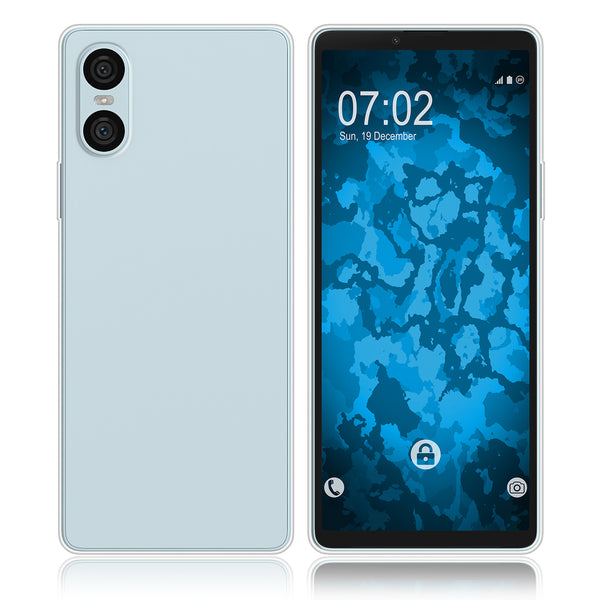 PhoneNatic Case kompatibel mit Sony Xperia 10 VI – Transparent Silikon Hülle crystal-case Cover