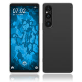 PhoneNatic Case kompatibel mit Sony Xperia 1 V – Transparent Silikon Hülle crystal-case Cover