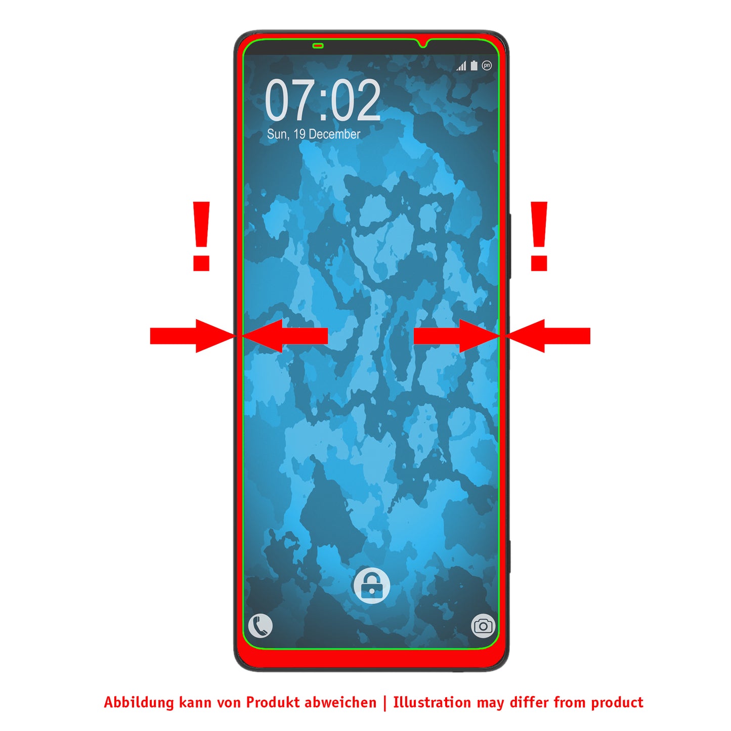 1x Glas-Folie klar für Sony Xperia 1V – Panzerglas für Sony Xperia 1V