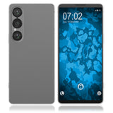 PhoneNatic Case kompatibel mit Sony Xperia 1 VII – Transparent Silikon Hülle crystal-case Cover