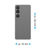 PhoneNatic Case kompatibel mit Sony Xperia 1 VII – Transparent Silikon Hülle crystal-case Cover