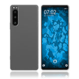 PhoneNatic Case kompatibel mit Sony Xperia 5 IV – Transparent Silikon Hülle crystal-case Cover