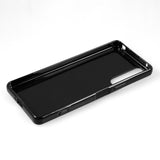 PhoneNatic Case kompatibel mit Sony Xperia 5 IV – Schwarz Silikon Hülle crystal-case Cover