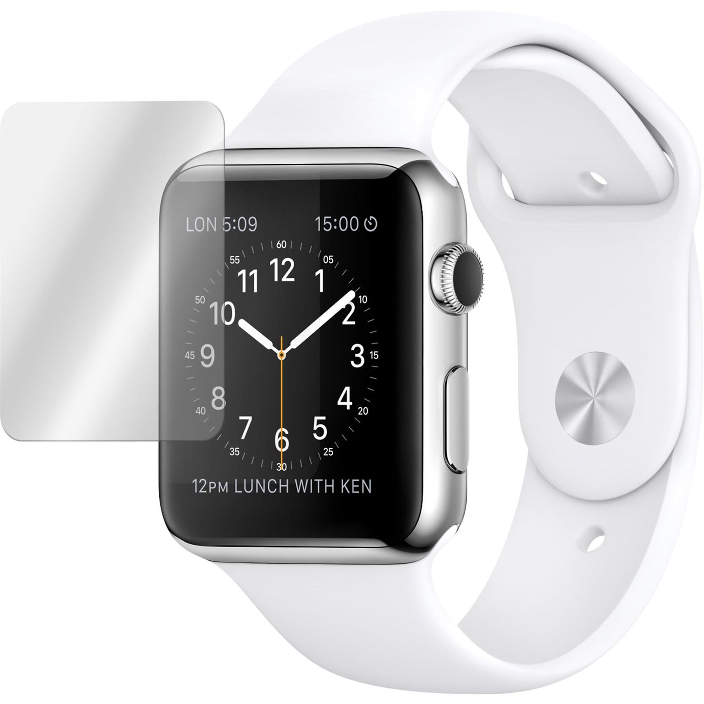 2 x Apple Watch 38mm Glas-Displayschutzfolie klar