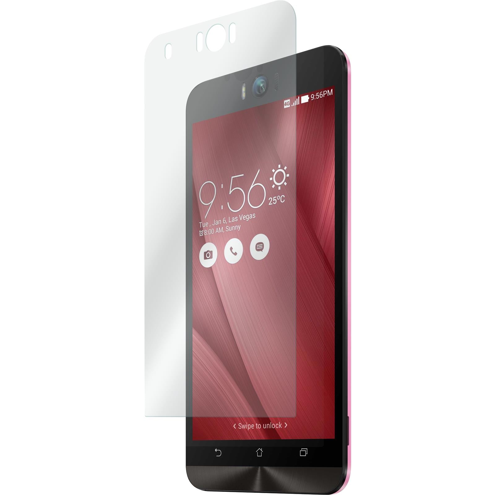3 x Asus Zenfone Selfie Glas-Displayschutzfolie klar