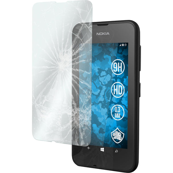 1 x  Nokia Lumia 530 Glas-Displayschutzfolie klar