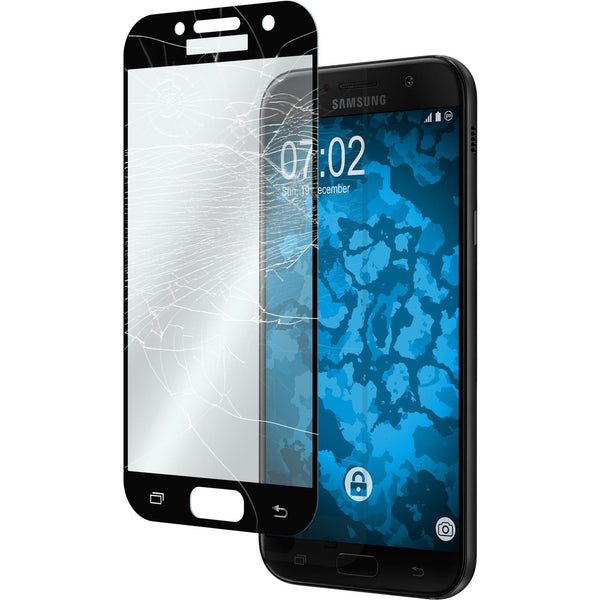 1 x Samsung Galaxy A3 2017 Glas-Displayschutzfolie klar full