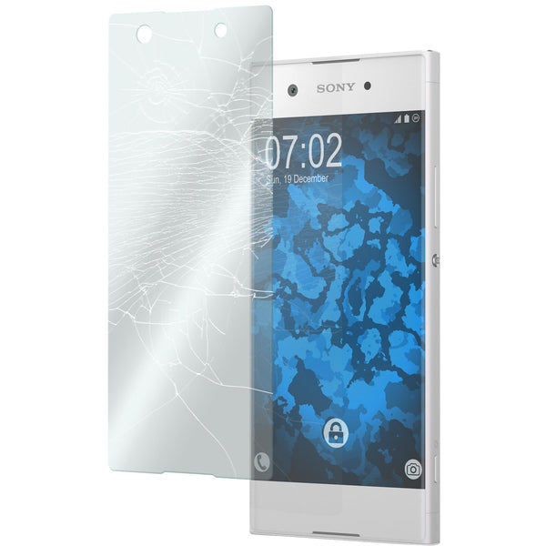 1 x Sony Xperia XA1 Glas-Displayschutzfolie klar