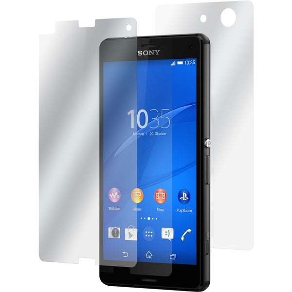 1 x Sony Xperia Z3 Compact Displayschutzfolie klar Fullbody