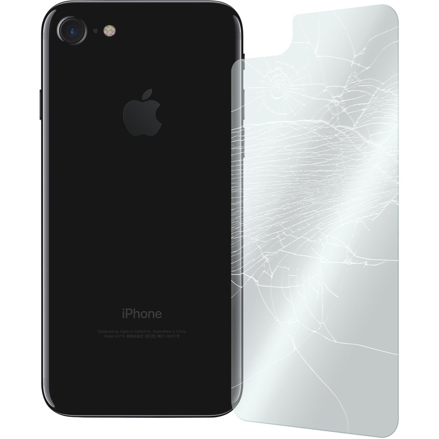 2 x Apple iPhone 7 / 8 / SE 2020 Glas-Displayschutzfolie Rüc