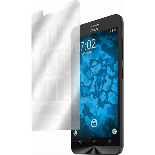 2 x Asus Zenfone Go (ZC500TG) Displayschutzfolie verspiegelt