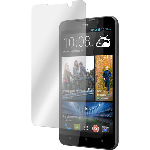2 x HTC Desire 516 Glas-Displayschutzfolie klar