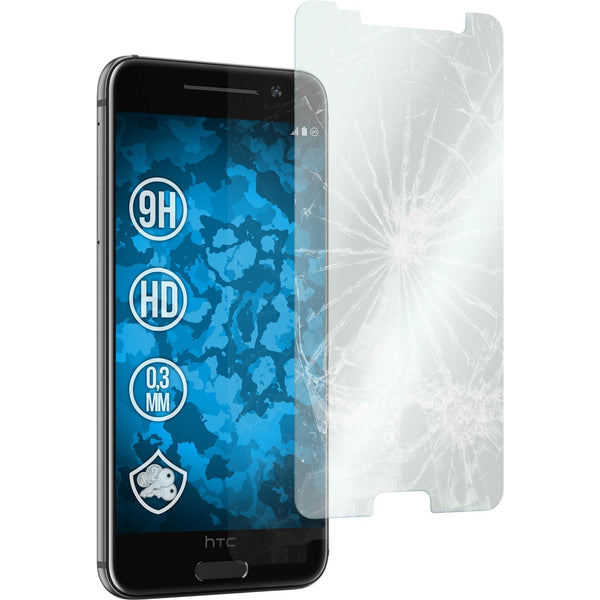 2 x HTC One A9 Glas-Displayschutzfolie klar