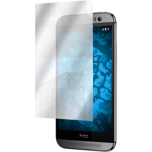 2 x HTC One M8 Displayschutzfolie verspiegelt
