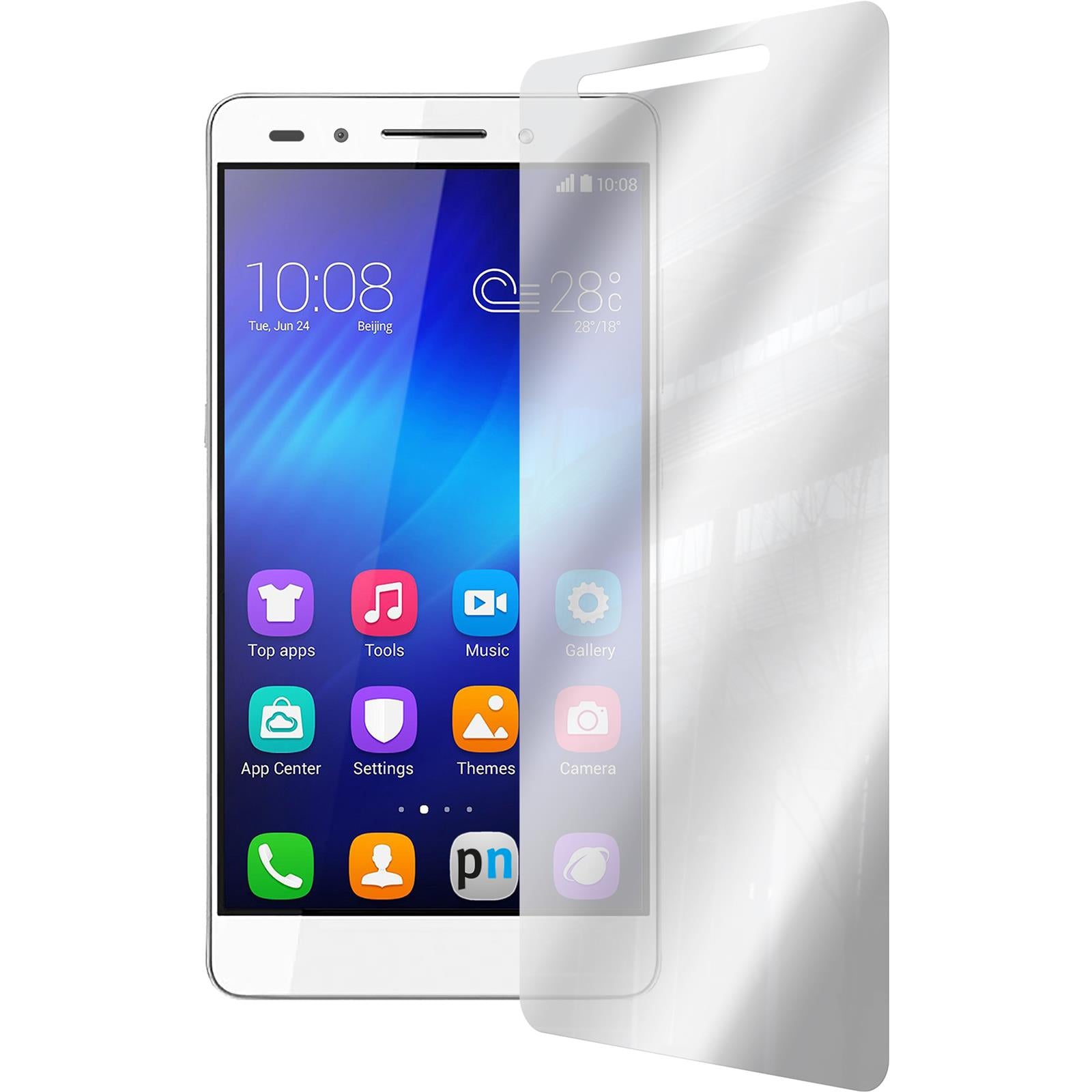 2 x Huawei Honor 7 Displayschutzfolie verspiegelt