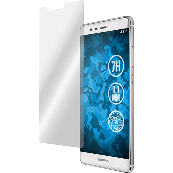 2 x Huawei P9 Displayschutzfolie Fiber-Glas klar